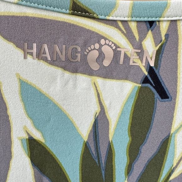 Hang Ten Rash Guard Women’s MEDIUM Pearl Floral Long Sleeve Sun Shirt Summer - Picture 7 of 10